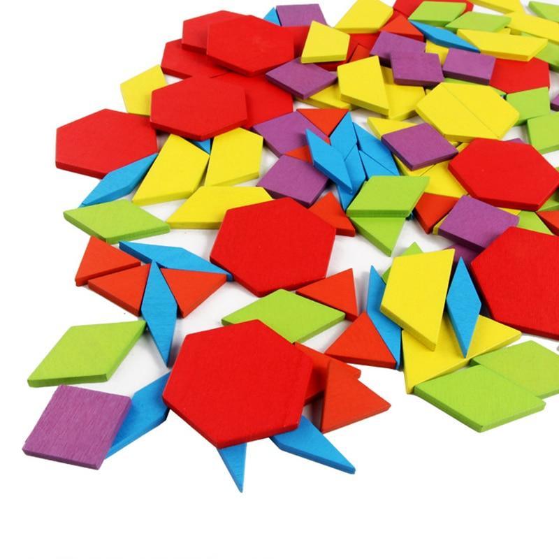 155pcs Wooden Puzzle Board Set, Educational Toys for Children, Learning Developing Toy For Kids Puzzle