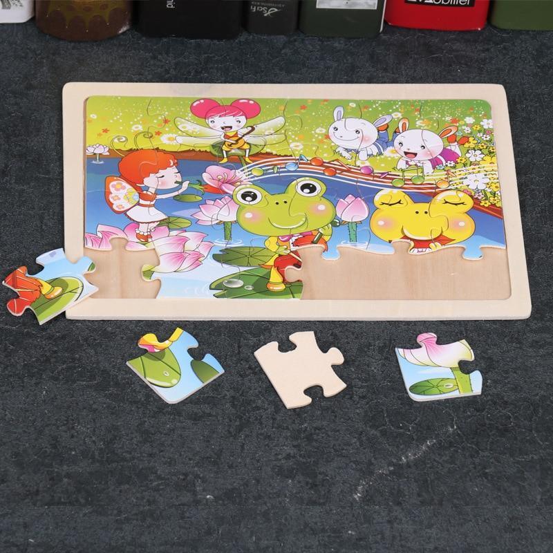 24 - Wood Puzzles, Educational Games